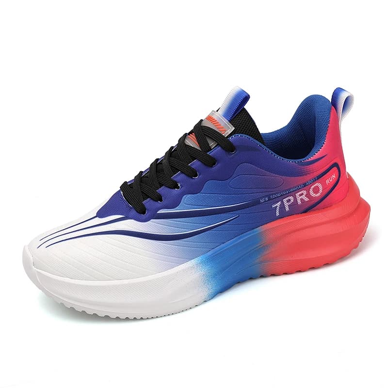 Large casual sneakers, new fashionable men's shoes, sports shoes with soft, modern sole.