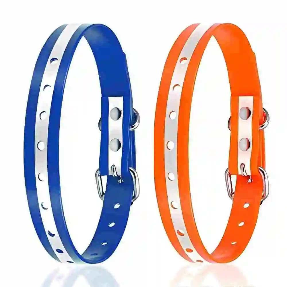 Cinturino per collari per cani Collare di ricambio da 8-27 pollici per collare riflettente antiurto Cinturino per collare per cani classico regolabile per tutti i cani