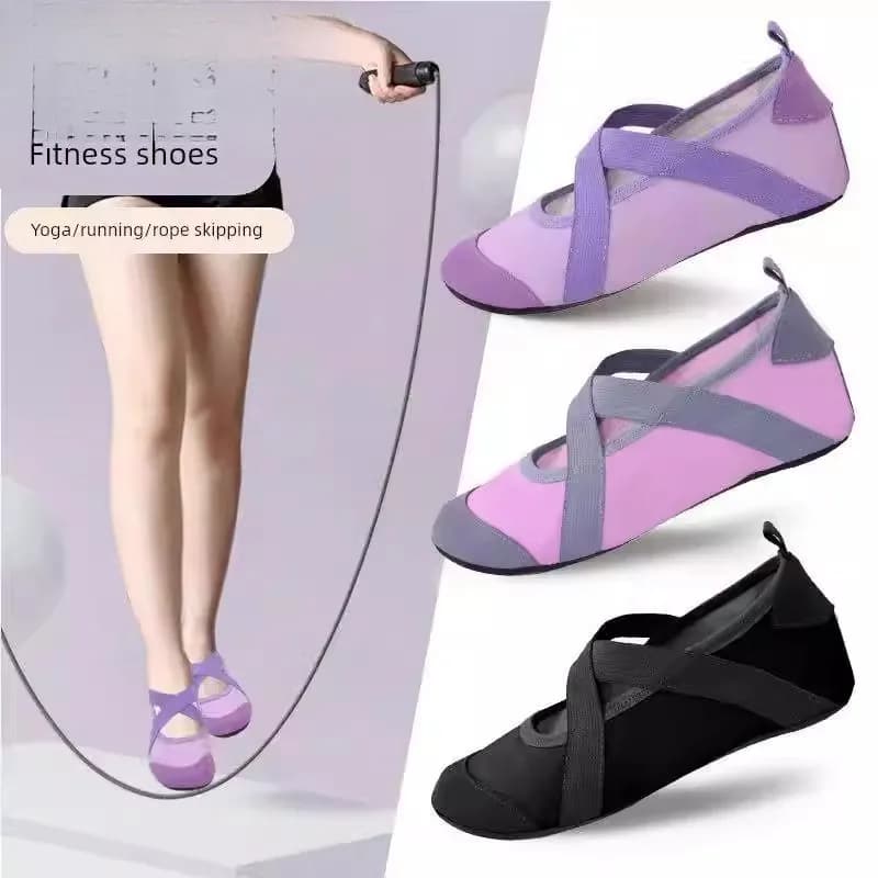 Scarpe da ballo leggere antiscivolo, scarpe sportive da fitness indoor, scarpe da yoga con suola morbida per allenamento a casa da donna, scarpe da corsa per tapis roulant.