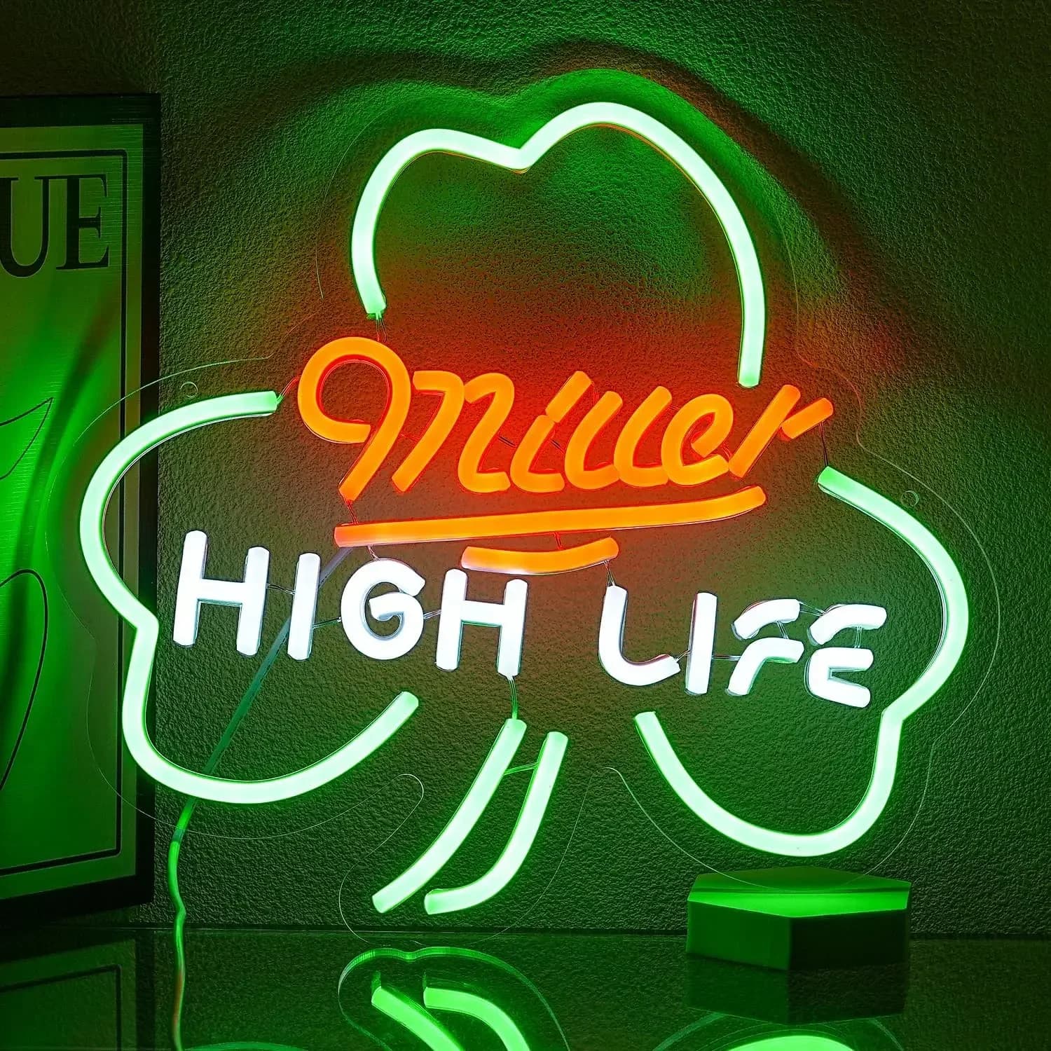 Miller High Life Led Neon Sign USBPowered dimmerabile luce al Neon per parete camera da letto Party Man Cave Decor compleanno fatto a mano Art Gift muslimah