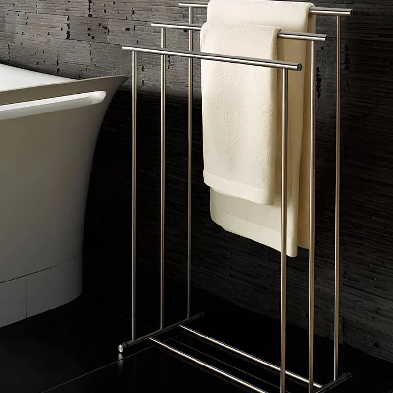 Portasciugamani da bagno rinfrescante, portasciugamani da terra senza foratura, portasciugamani freddi senza foratura