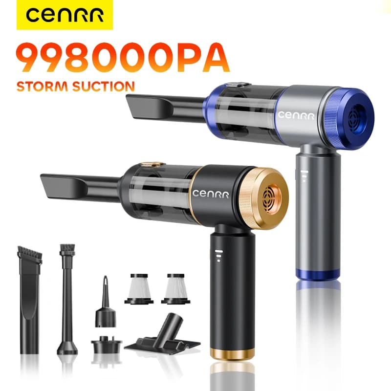 CENRR 998000PA Aspirapolvere Portatile Senza Fili per Auto, Mini Aspirapolvere Potente per Casa, Soffiatore Portatile per Auto