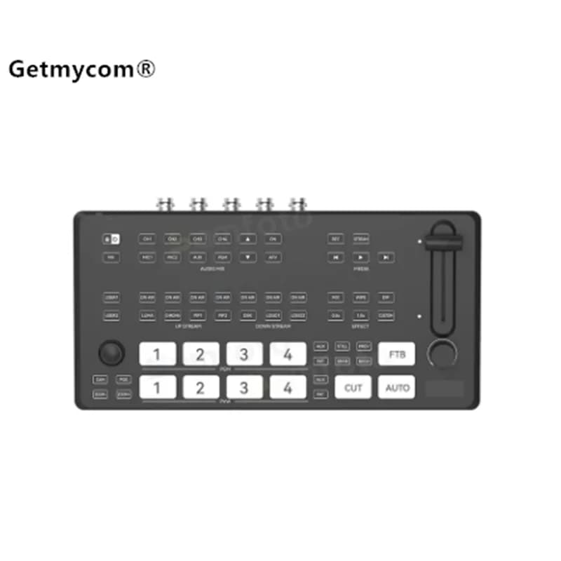 Per Stream 1 SH 1S Switcher video Soluzione Muti a 5 canali Video Deck Switch Controller Centralina per Streaming Brodcast