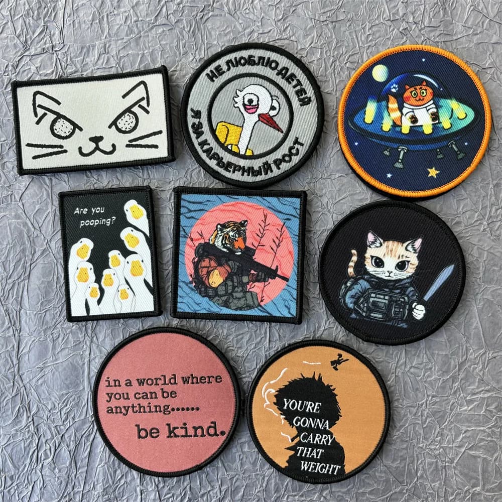 Funny patch on tactical and military accessories patches with hook and ring backpack Morale Badge Appliques for clothing