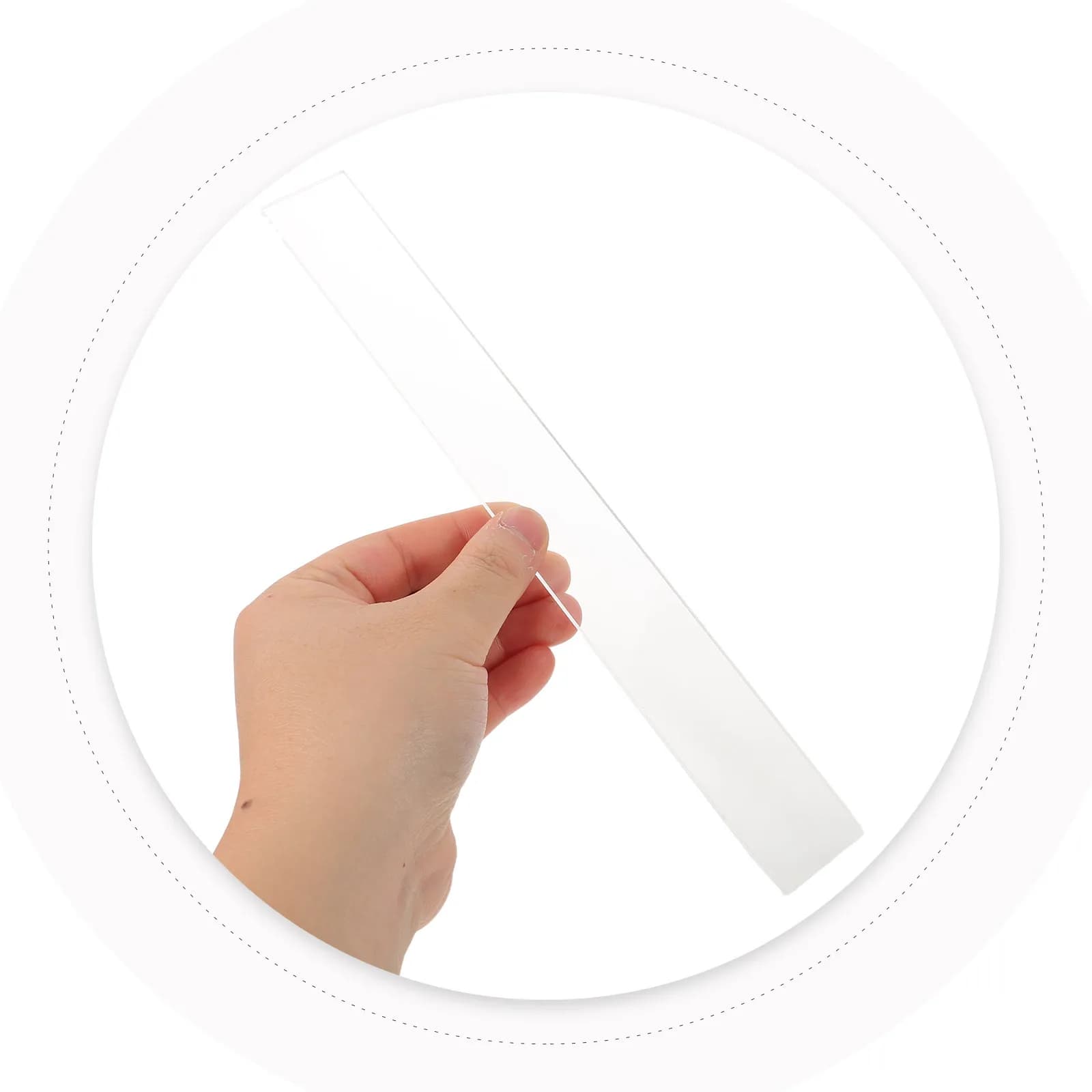 8Pcs Acrylic Handcraft Incense Strip Gauge Precision Stick Incense Finishing Tool DIY Molding Shaping Measuring Ruler