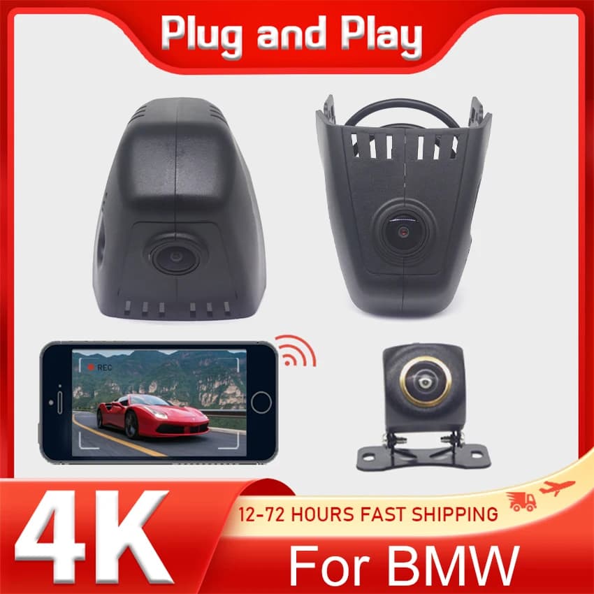 Dashcam For BMW G30 G31 G38 G11 G12 G32 M5 F90 5 series 530i 540i 520i 520d 530d 540d, Wifi Auto DVR Easy to Install Dash Cam Camera