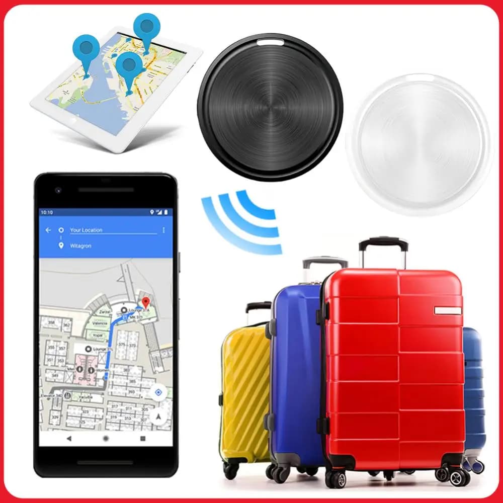 GPS Tracker for Android Item Finder Dog Tracker Wallet Tracker for Bags Luggage Pets & Backpack