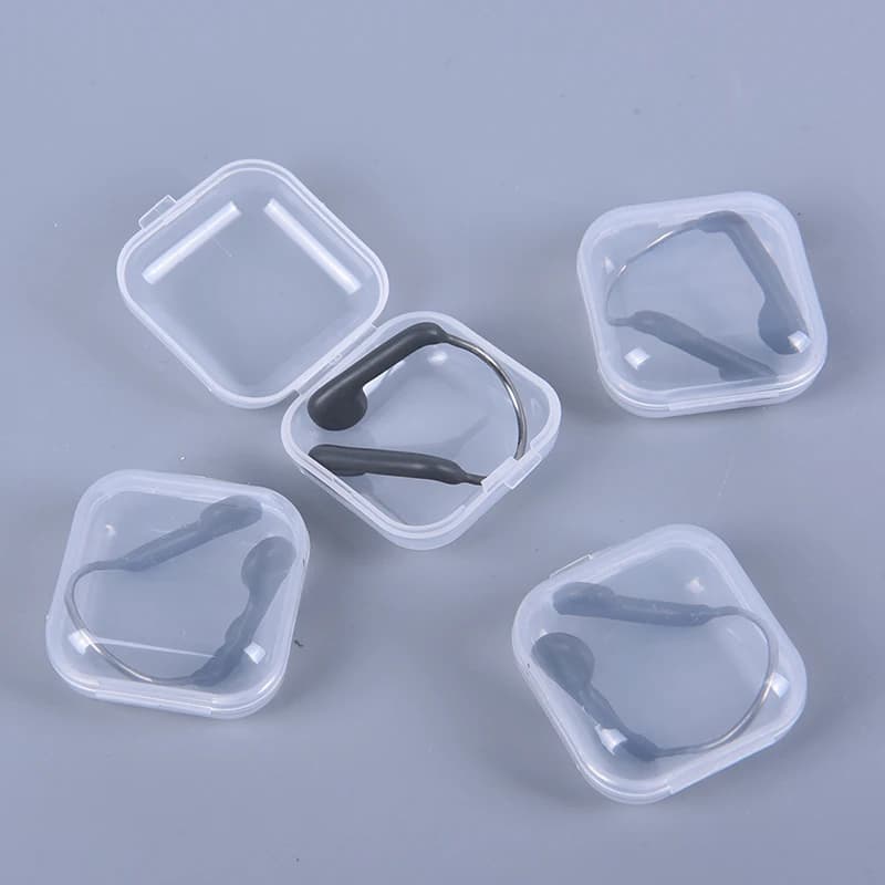 【W】1PCS Clip per naso in morbido silicone con filo di acciaio per sport acquatici estivi, nuoto e immersioni