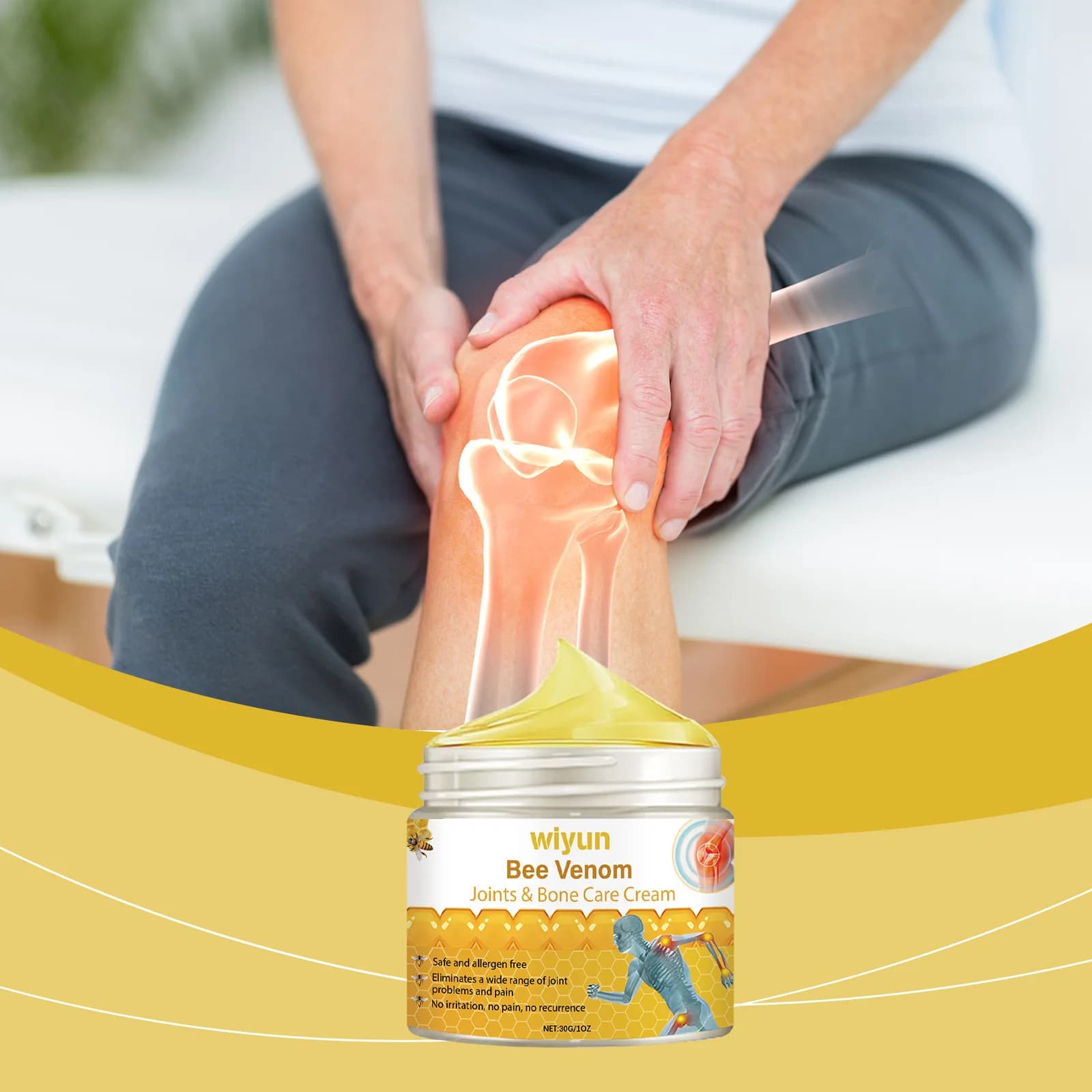 Repair cream for poison joints Reduces muscle pain Deep moisturizing cream for muscles and joints Repair cream for bees sg