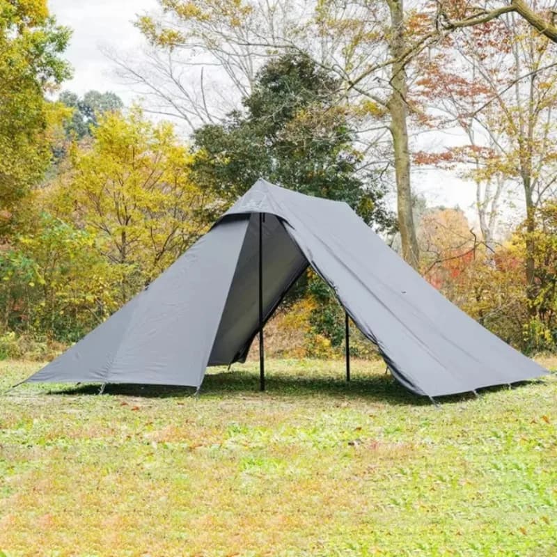 Hot Sale Customized Waterproof Trekking Sticks for 2 People Ultra-light Triangle Outdoor Camping Curtains with Backpack