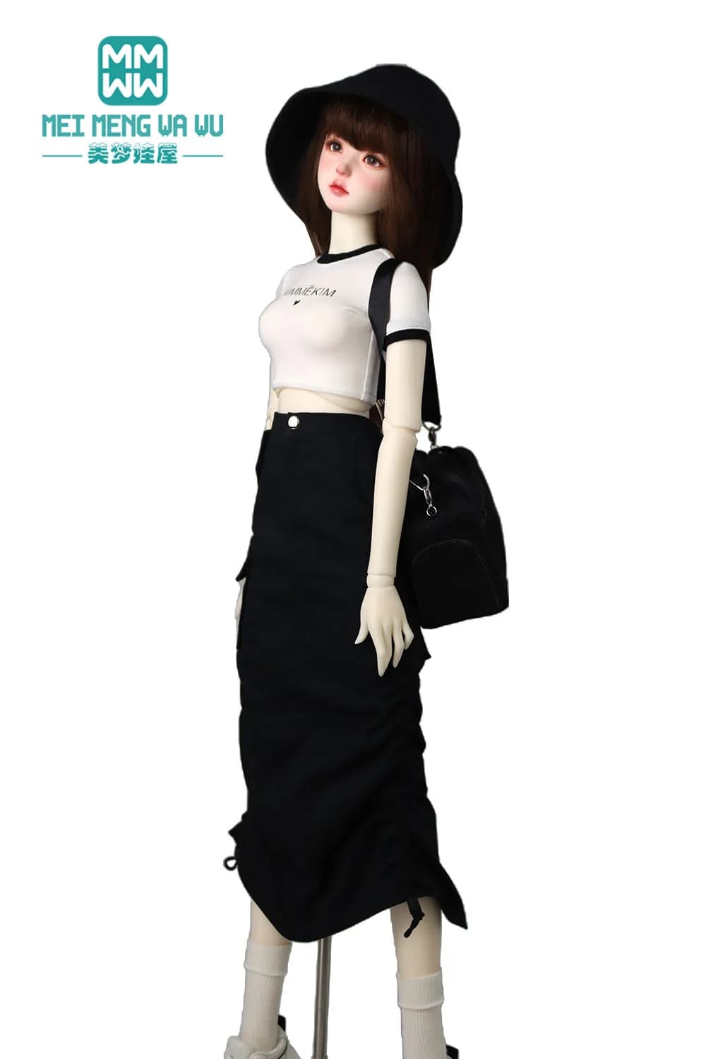 Adatto ai vestiti per le bambole BJD 1/3 1/4 DD SD T-shirt corta alla moda Giocattoli regalo di Natale