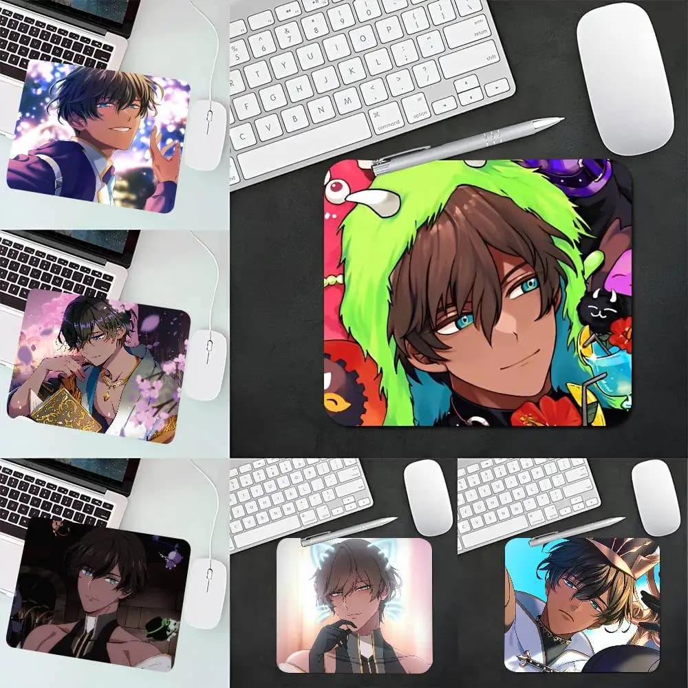 1pc O-Obey Me Simeon Anime Mousepad Tappetino per mouse piccolo LockEdge per giocatori Tappetino per scrivania del computer Rettangolare in gomma antiscivolo