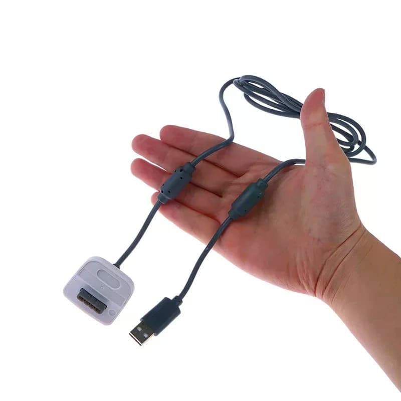 Cavo di Connessione per Controller Wireless XBOX 360, Accessorio USB da 1,5M per Ricarica e Gioco