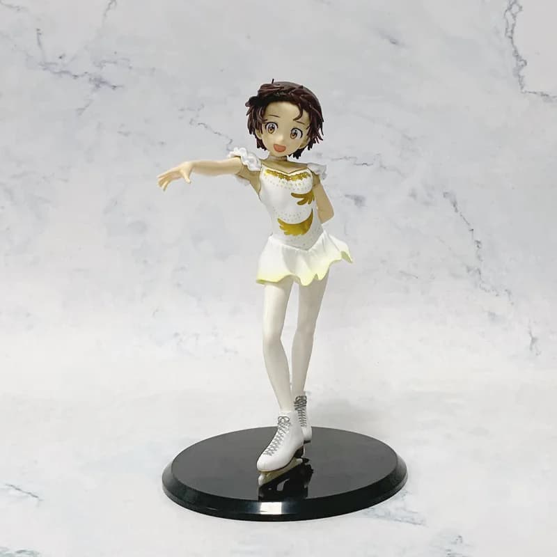 Luminasta Anime Prize Figure Statua di Rangaki Koumyouji, medagliata d'oro, in posa di preghiera, pattinatrice su ghiaccio, decorazione da scrivania, regalo per i fan degli anime