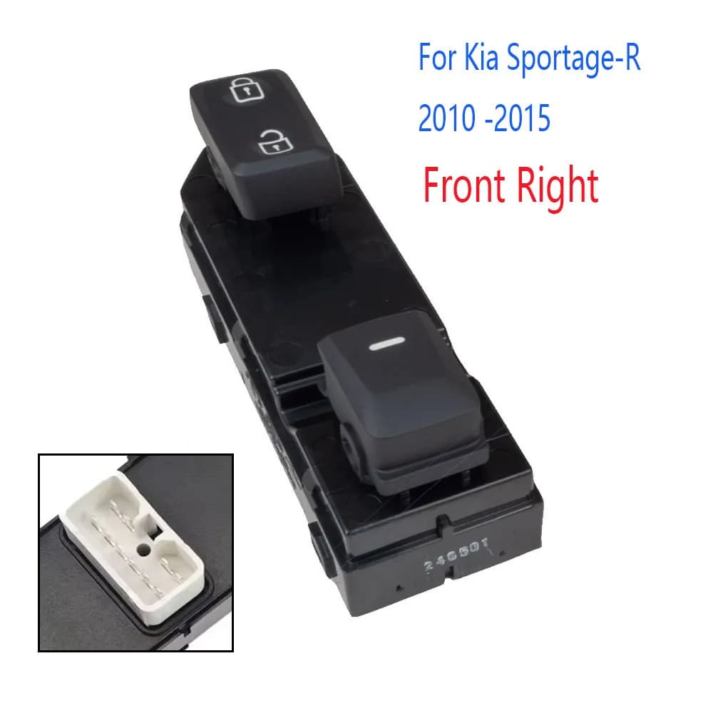 Front Right Window Switch for Kia Sportage 2010 2011 2012 2013 2014 2015 Electric Glass Lifter Control Button Car Accessories