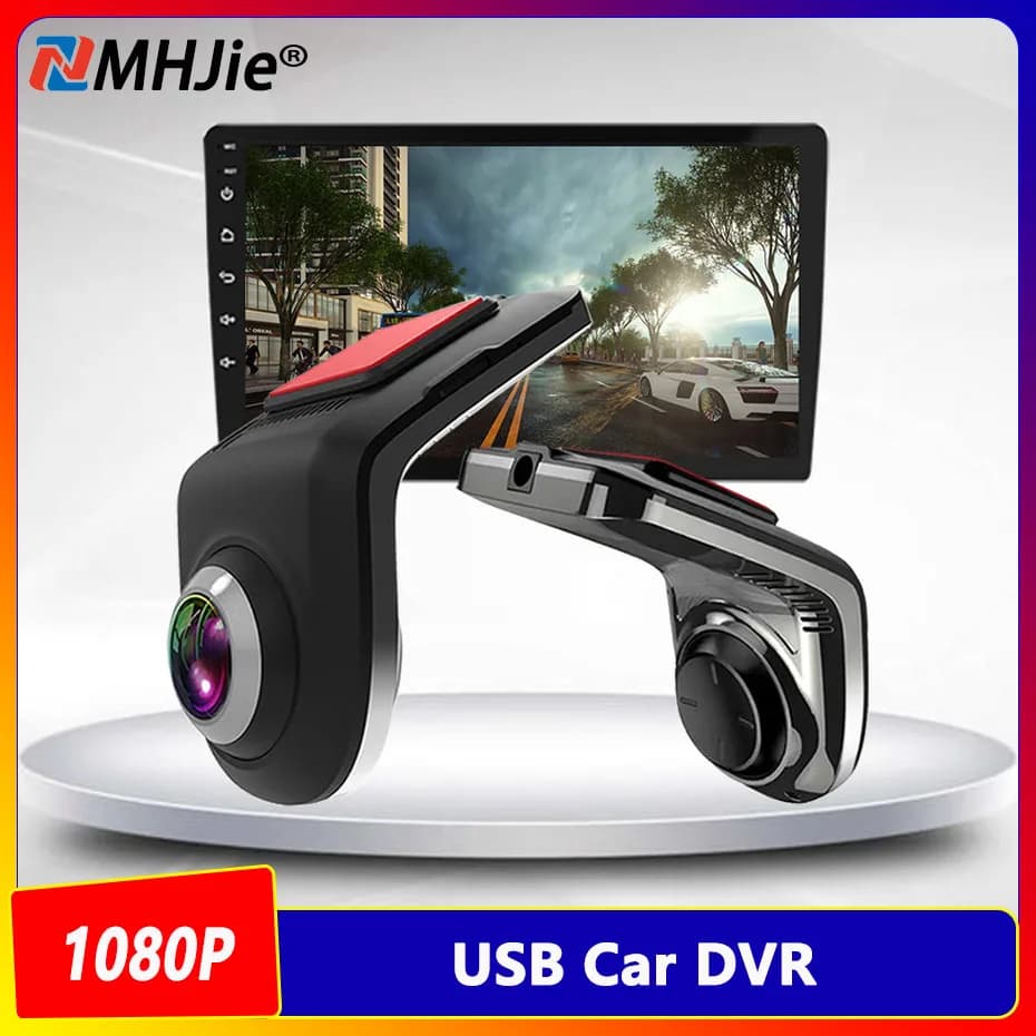 USB Car DVR for Android Multimedia Player Navigation Full HD 1080P Car DVR ADAS Dash Cam Camera Head Unit Audio Recorder Automatic