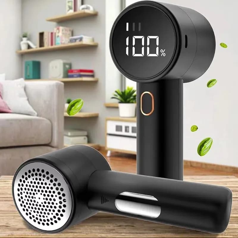 Levapelucchi Elettrico Portatile Ricaricabile Mini con Display LED Digitale per Vestiti
