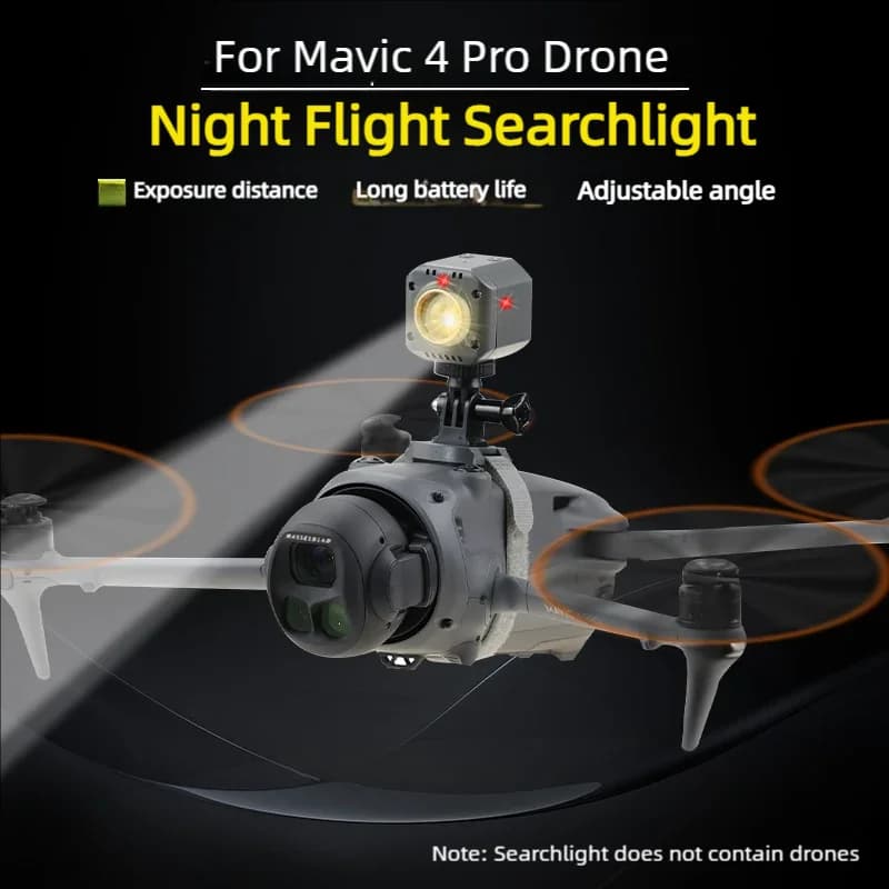 Per DJI Mavic 4 Pro Drone Volo notturno Faro Staffa di espansione superiore LED Luce di riempimento Indicatore di segnale Accessorio luce di avvertimento