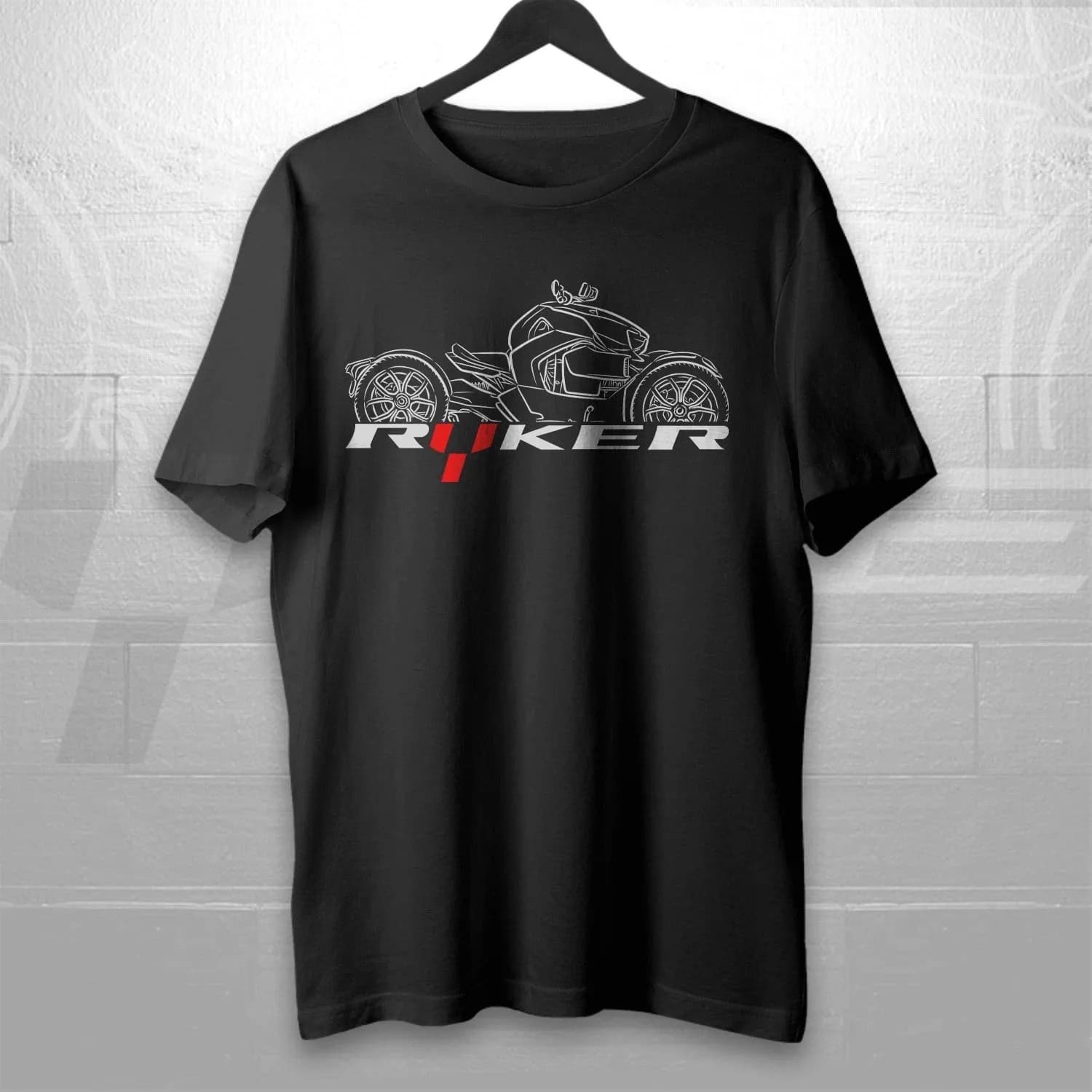T-shirt Hot Can-Am Ryker 2019-2026 - T-shirt da moto per motociclisti, ideale per l'uso quotidiano, in cotone, per uomo e donna
