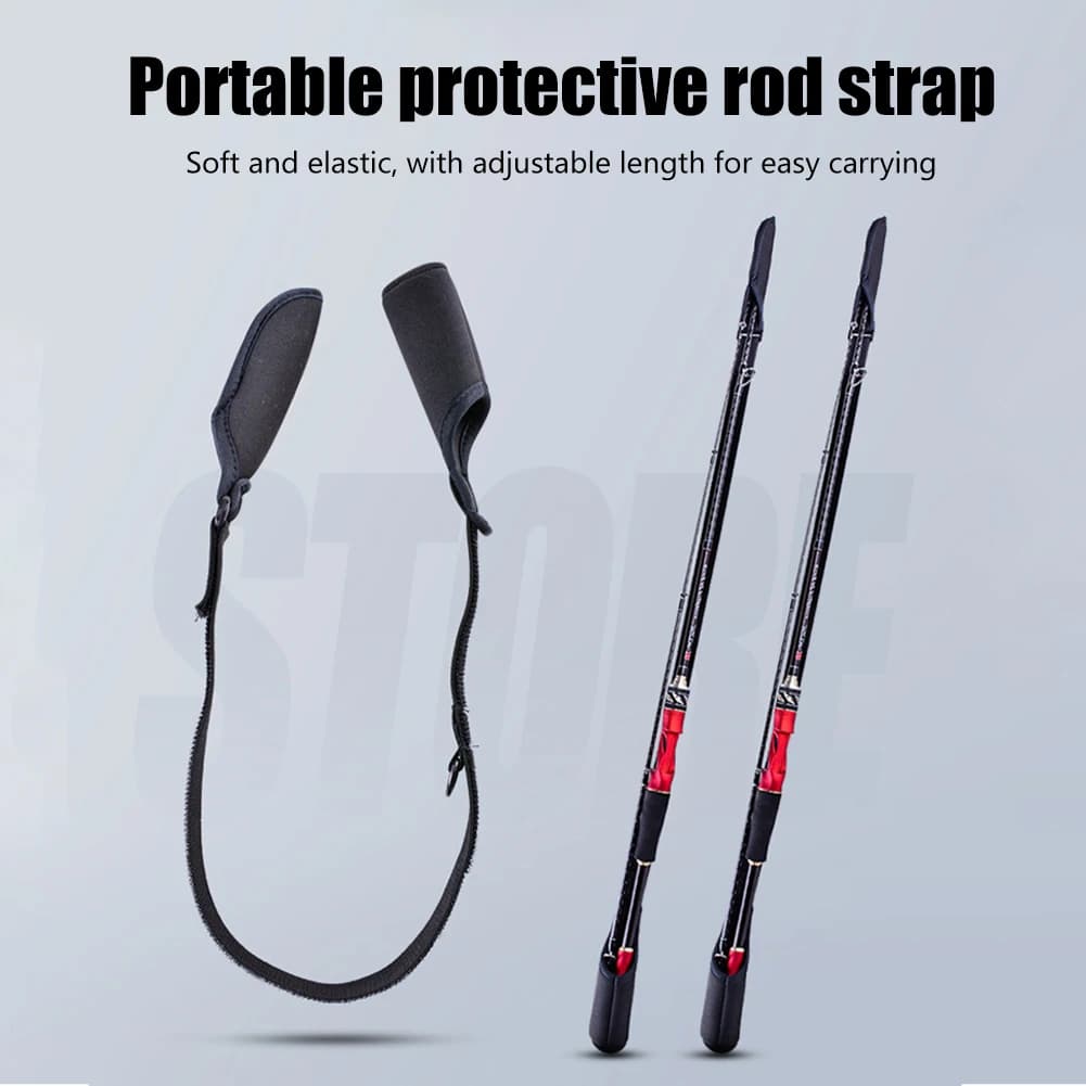 Anti-shocket Fishing Candle Strap, Breathable Wrapping Wrapper, Scratch Resistant and Usura, Adjustable Accessories