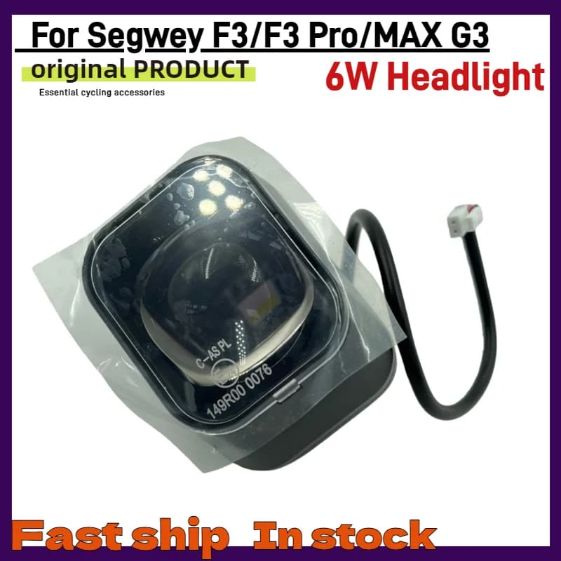 Faro anteriore a LED per scooter elettrico 6w per Ninebots F3 F3 pro Max G3 Super Scooter Luce di ricambio originale