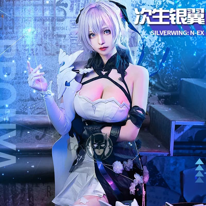 Anime Game Honkai Impact Silverwing: N-EX Cosplay Costume Bronya Zaychik Sexy Dress Uniform Halloween Masquerade Carnival Suits