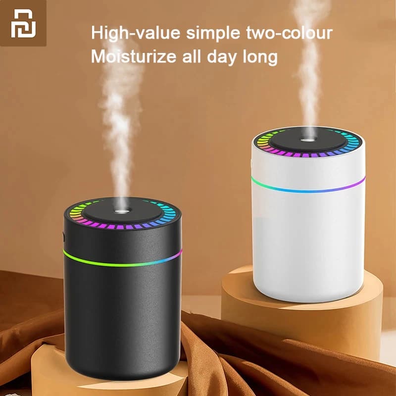 Youpin Mini Umidificatore Aromaterapia Diffusore Aromaterapia Olio Essenziale Purificatore D'aria Auto Carrying Home LED 7 colori luce Youpin