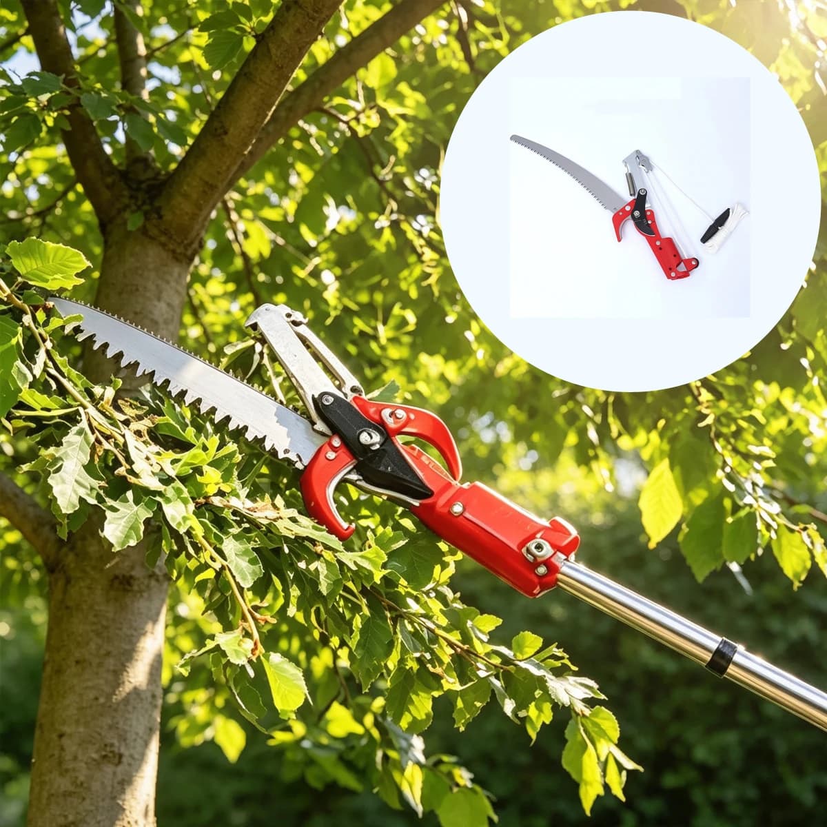High Altitude Pruning Shears for Garden Gardening Scissors Orchard Set Tools Equipment Vegetable Agriculture Tree Cutting Kit