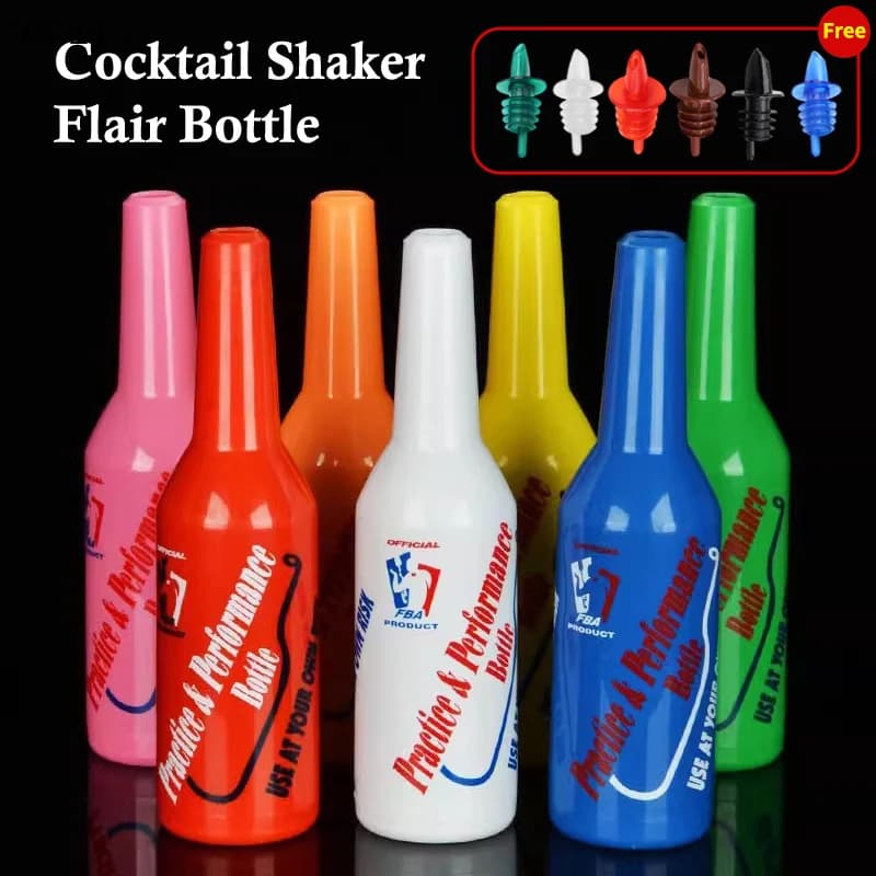 Bottiglia da Bar per Pratica di Barman, Bottiglia Decorativa per Cocktail, Shaker per Vino, Bottiglia Senza Tappo per Liquori, Accessorio da Bar〔CC11〕