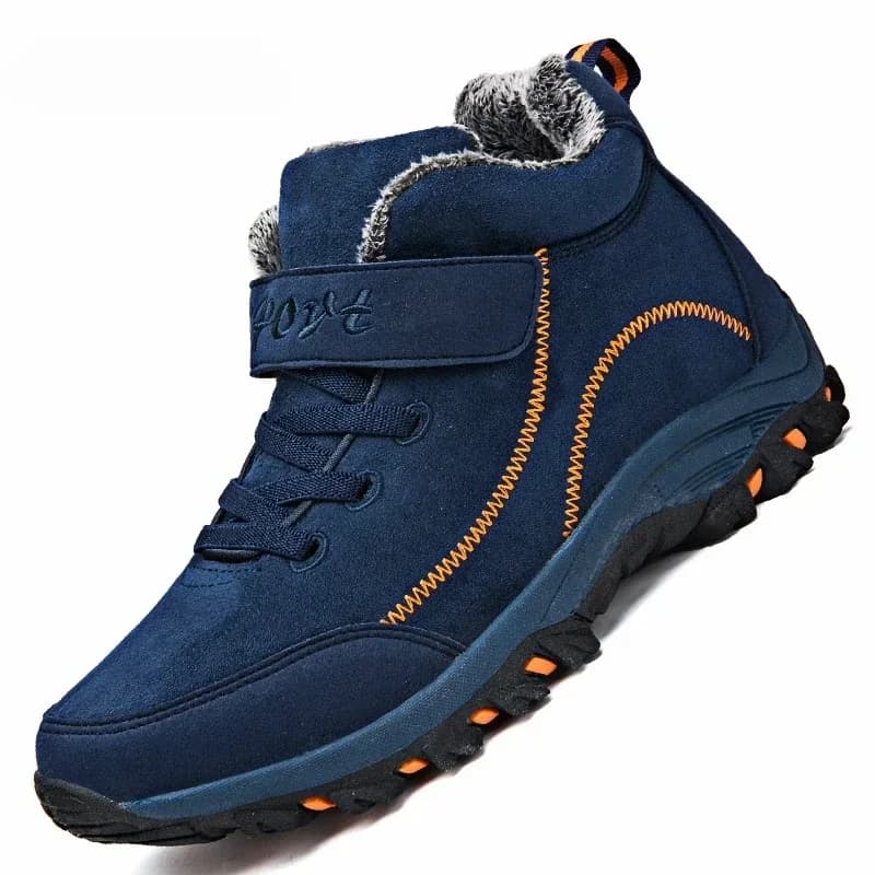 Stivali invernali da uomo impermeabili Stivali da ginnastica da neve caldi in pelle scamosciata Stivali da uomo Scarpe casual da lavoro Stivaletti alti antiscivolo