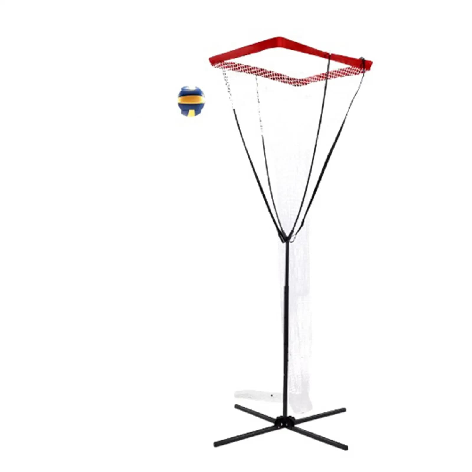 Rete da allenamento per pallavolo, borsa porta rete, altezza regolabile, attrezzatura leggera per allenamento, rete da pratica per attività all'aperto, per alzatori di pallone