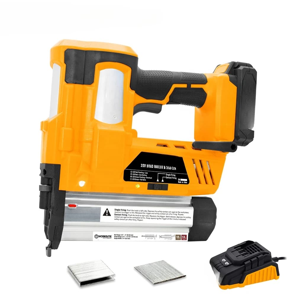 # Pistola sparachiodi a batteria 2 in 1 personalizzata Calibro 18 Pavimenti Toofing Inquadratura 20V Alimentazione a batteria Cucitrice portatile Brad Nailer