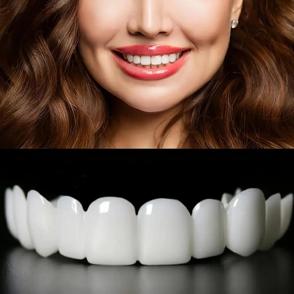 newEasy Snap On Whitening - Faccette Sbiancanti Temporanee Senza Adesivo, Coperture per Denti dall'Aspetto Naturale per Uso Quotidiano Sociale ck848