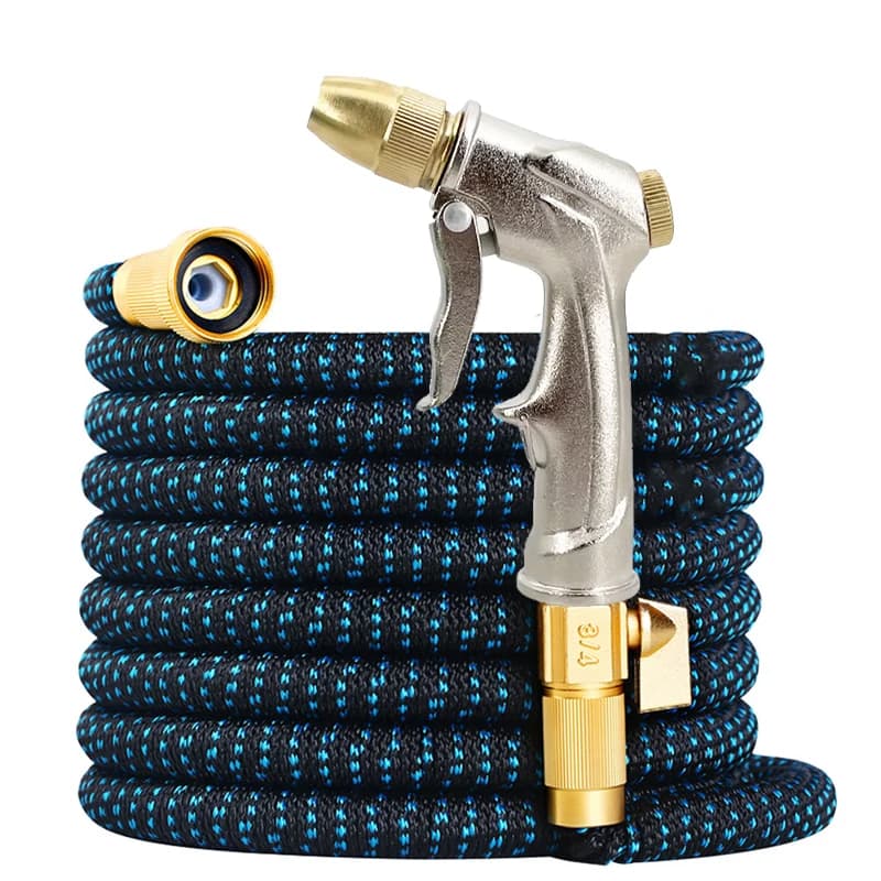 25/125 Foot Expandable Magic Hose, High-Pressure Metal Spray Gun, Garden Hose For Car Washing And Gardening Irrigation
