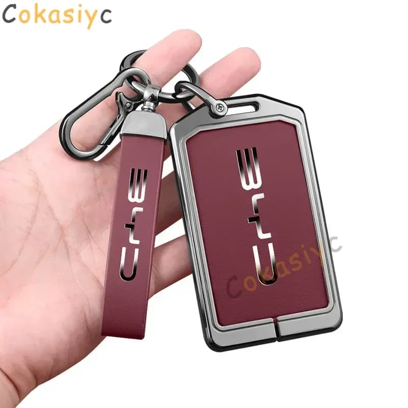 Custodia porta carte chiave con sigillo delfino di fascia alta per BYD Oceanic Seal Nfc Cover Tang Dmi Han Ev Qin Song plus Organizer chiave
