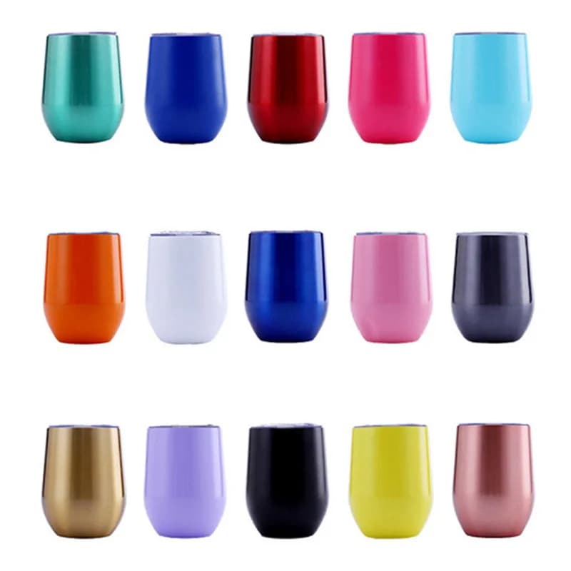 Swig Tazza a guscio d'uovo Doppio strato in acciaio inossidabile 304 Auto Grande pancia Tazza per uova Tazza isolata Tazza per birra sottovuoto a forma di U