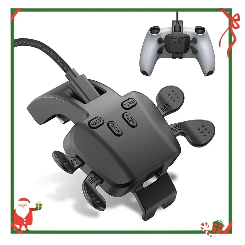 Tasti posteriori estesi Plug and Play IWGAME per controller PS5, PC e Mac, supportano Turbo, Key Swap e funzioni programmabili