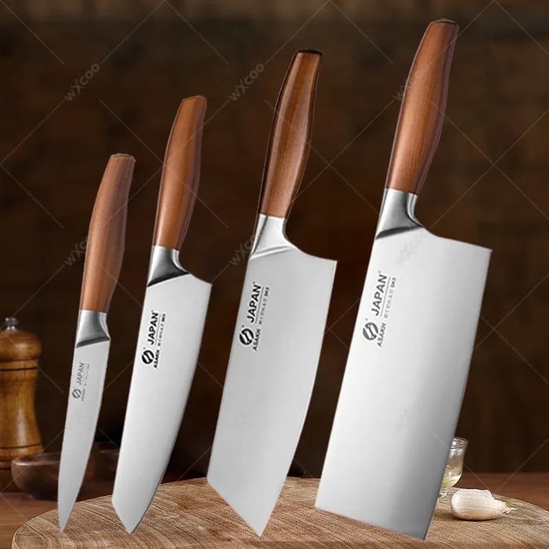 Coltello da chef in acciaio inossidabile Mannaia per carne Coltello per disossare Coltelli da cucina professionali giapponesi Set Coltello da cucina per frutta
