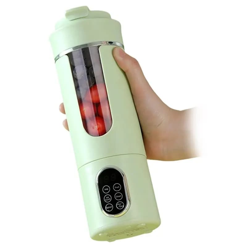 [B25B!】 Wireless USB Charging Portable Juicer Electric Mini Fresh Juice Blender Crushed Ice Functionality