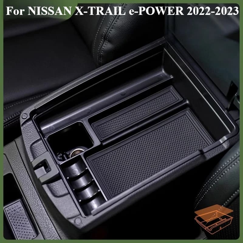 1PCS Car Center Console Bracciolo Scatola di Immagazzinaggio Interni Accessori Auto Per NISSAN X-TRAIL e-POWER 2022-2023