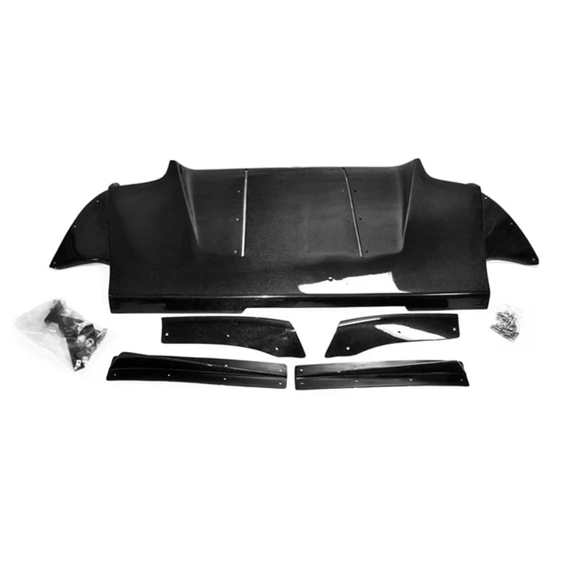 Suitable Carbon Fiber Car Parts EVO 9 VRS Style Under Rear Diffuser