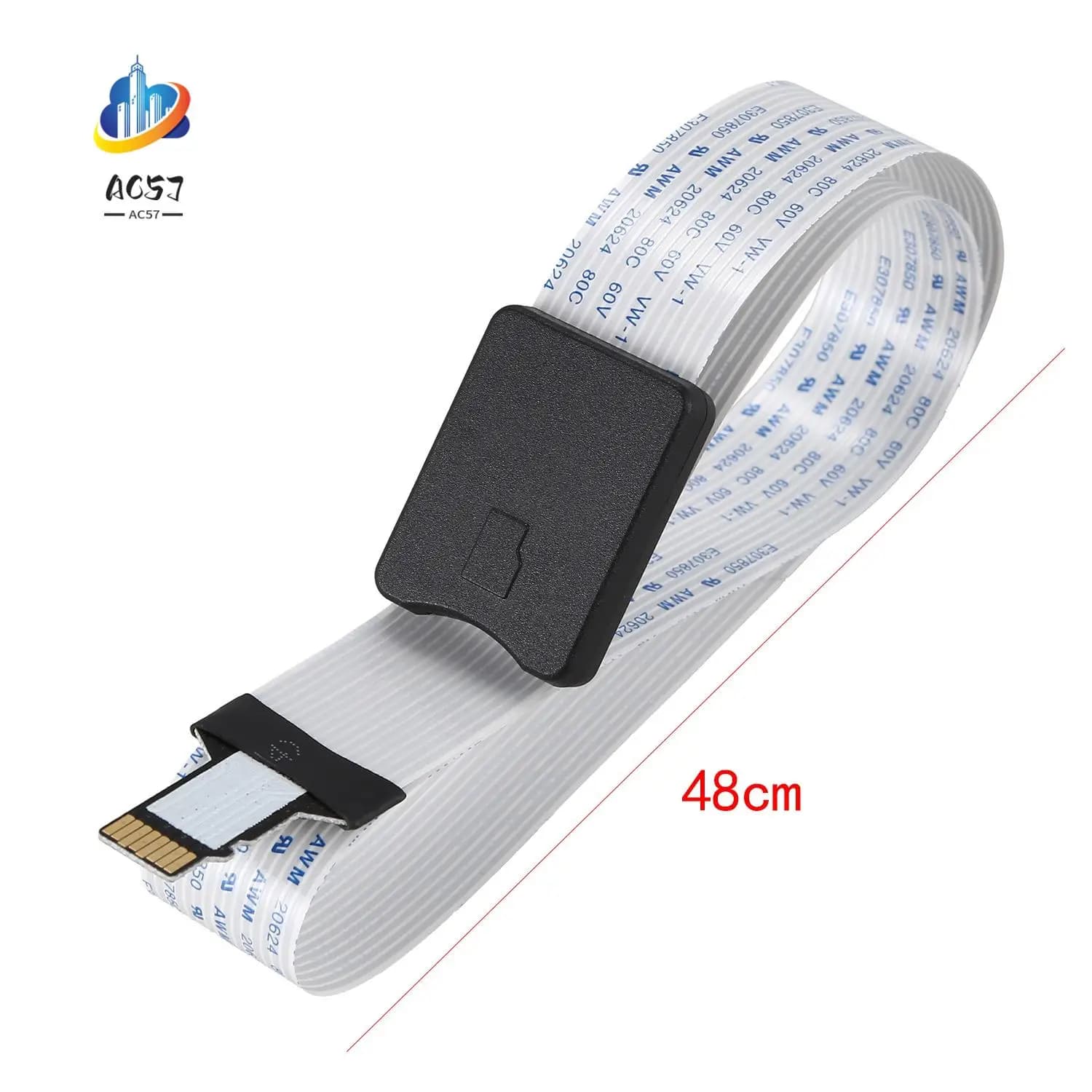 Adattatore cavo di prolunga AC57 Estensore flessibile per scheda da micro-SD a TF per stampante 3D Monoprice Select Mini/Stampante 3D Anet A8/R