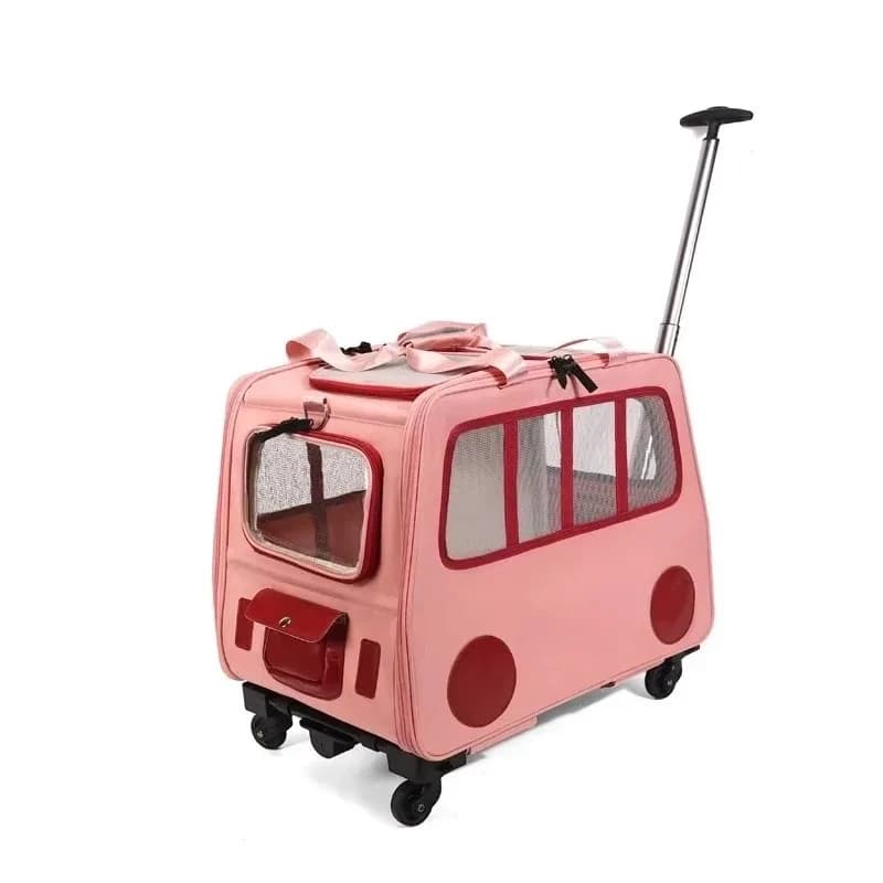 Touring Car Zipper Sealed Backpack Out Luggage Capacity Portable Pet Cart Dog Breathable Pet