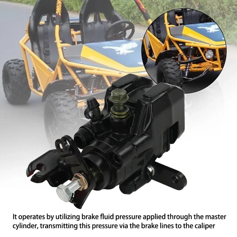 Pompa inferiore pinza freno idraulica posteriore sinistra per bici da spiaggia ATV Go Kart Dirt Pit Bike Off Road
