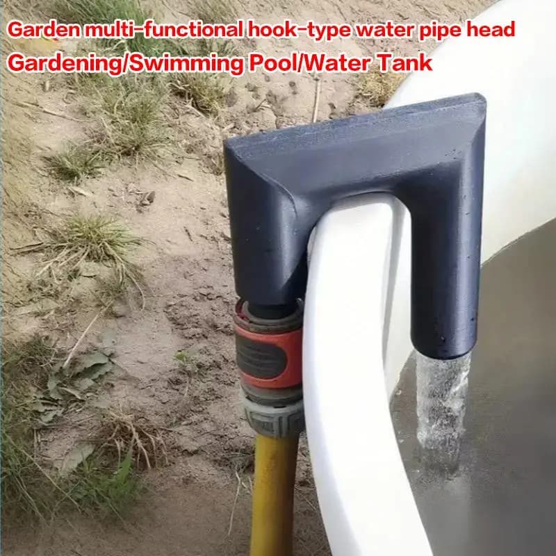 Durable Garden Hose Hook Anti-Slip Water Tank Filling Patio Watering Tool