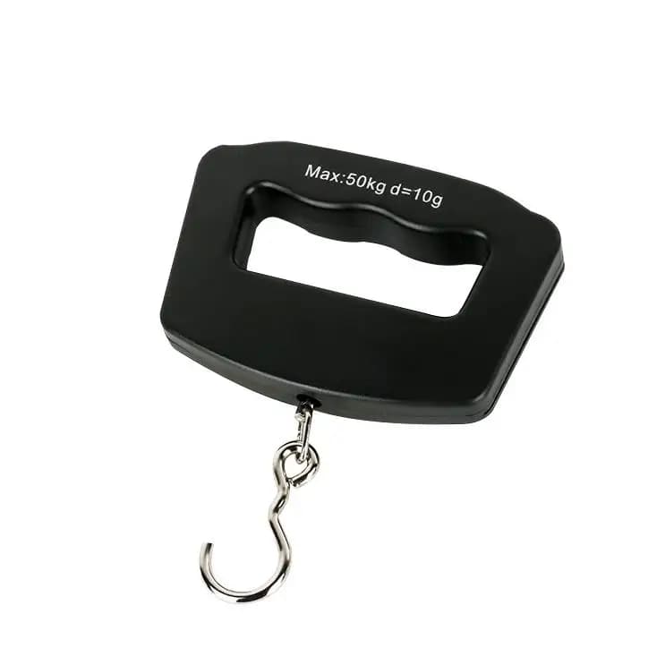 100 pz 50 kg x 10 g Bilancia portatile LCD digitale da viaggio sospesa Bilancia digitale per bagagli ni387
