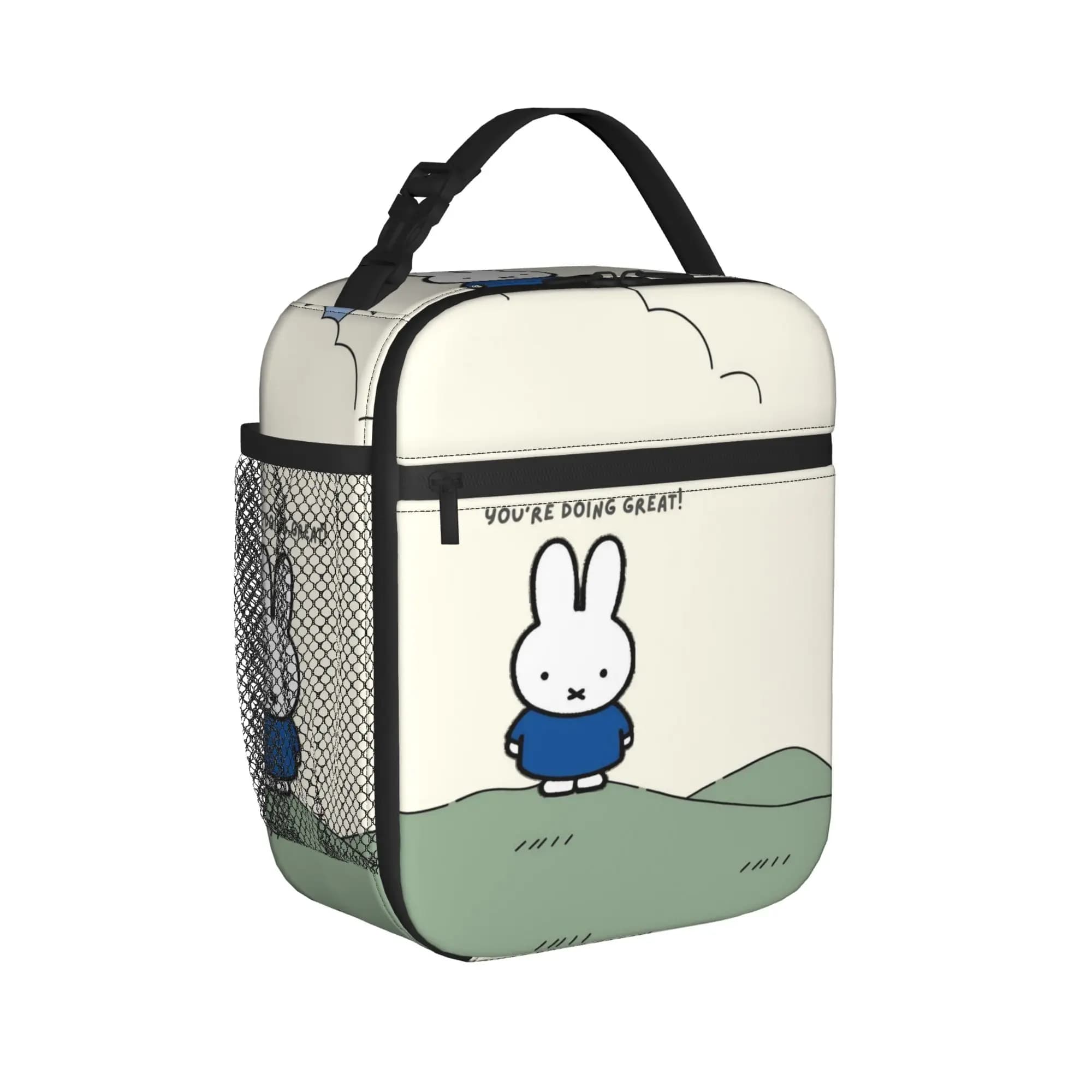 Miffyy: Fai fede a te stesso! Borsa Termica per Pranzo Riutilizzabile, Contenitore Portatile per Alimenti, Borsa Frigo per Scuola e Viaggi