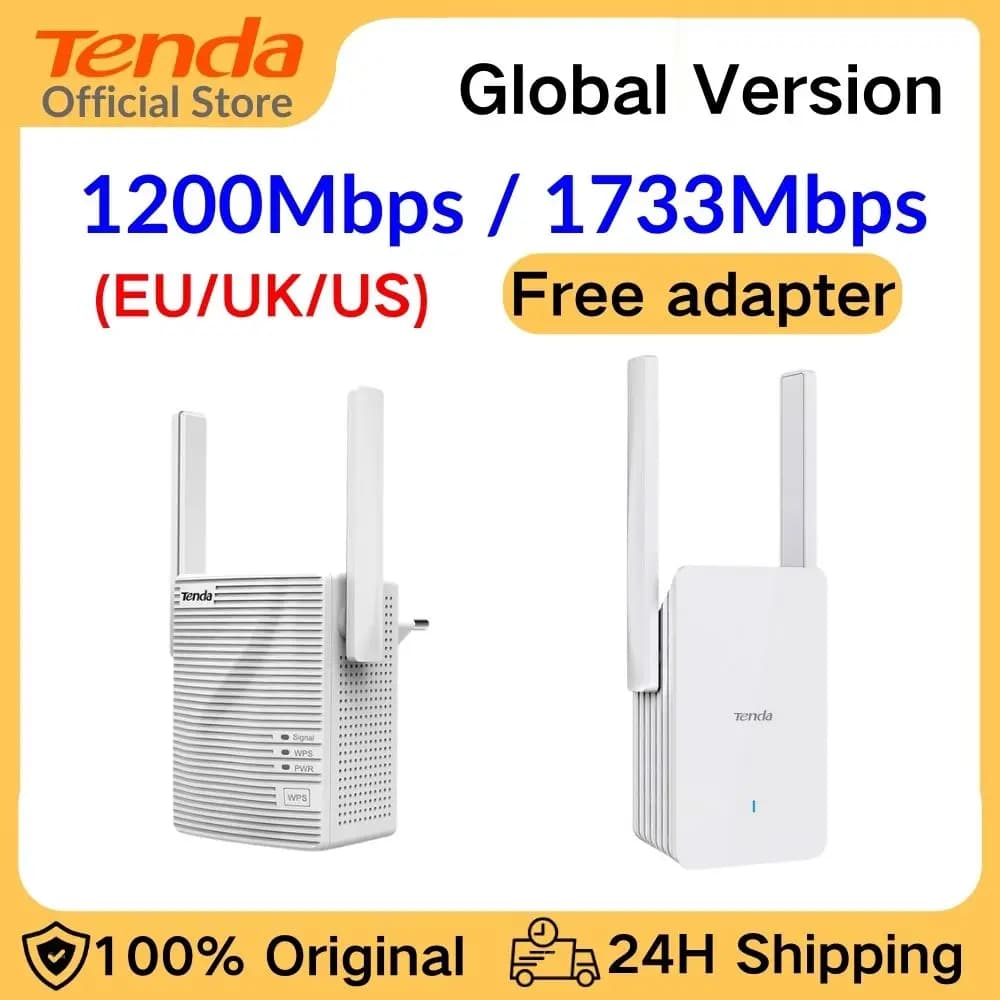 Tenda WiFi Repeater amplificatore Wifi segnale Wifi Extender rete Wifi5 Wifi6 Booster 1200Mbps ripetitore wi-fi Wireless a lungo raggio