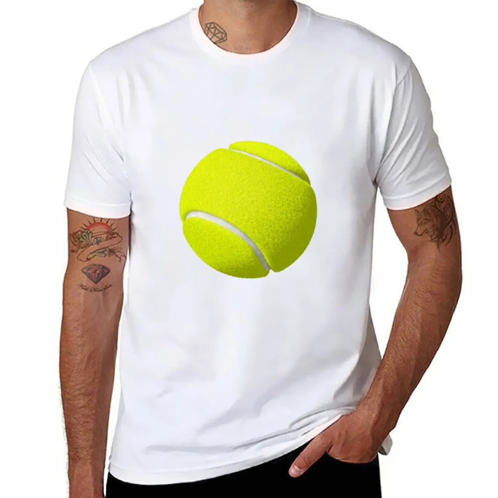 T-shirt da tennis, stile street, casual