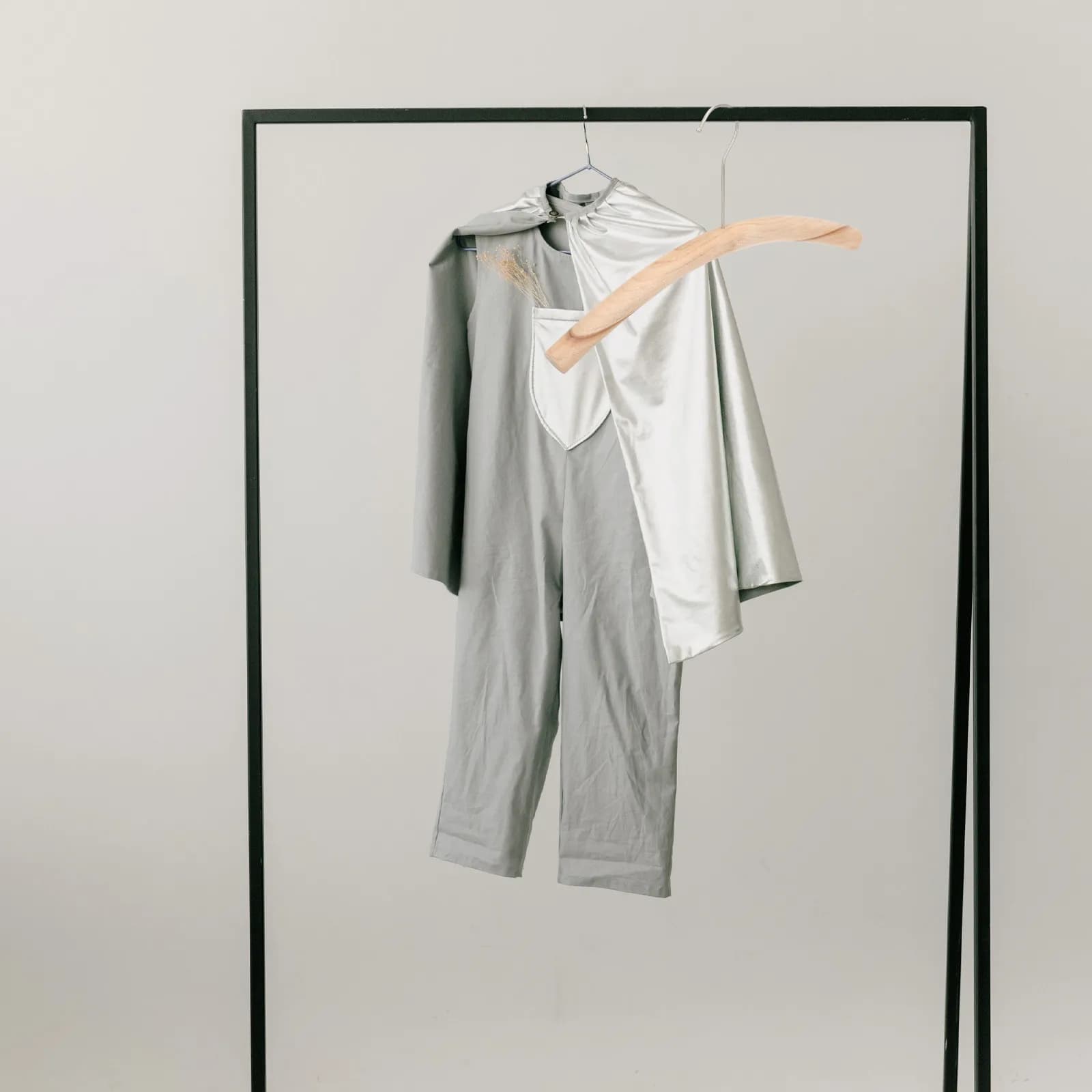 Wooden hanger Nordic style Made in Hand, Robusti per Armadio, Multifunctional